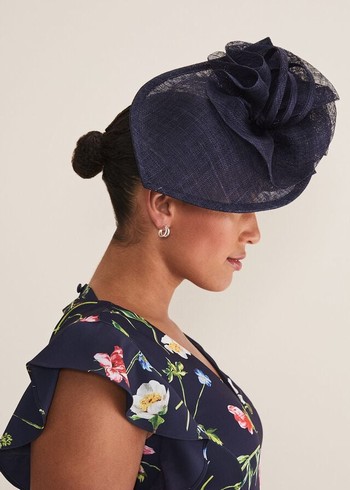 Phase Eight Navy Fascinator Hats Navy Canada | EYBKNV-253